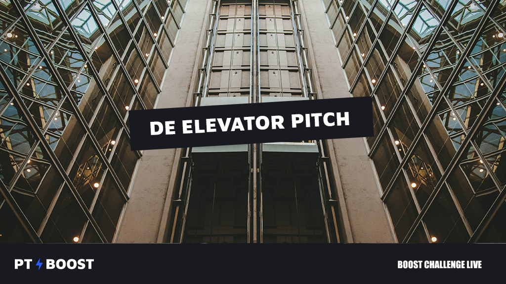 De elevator pitch
